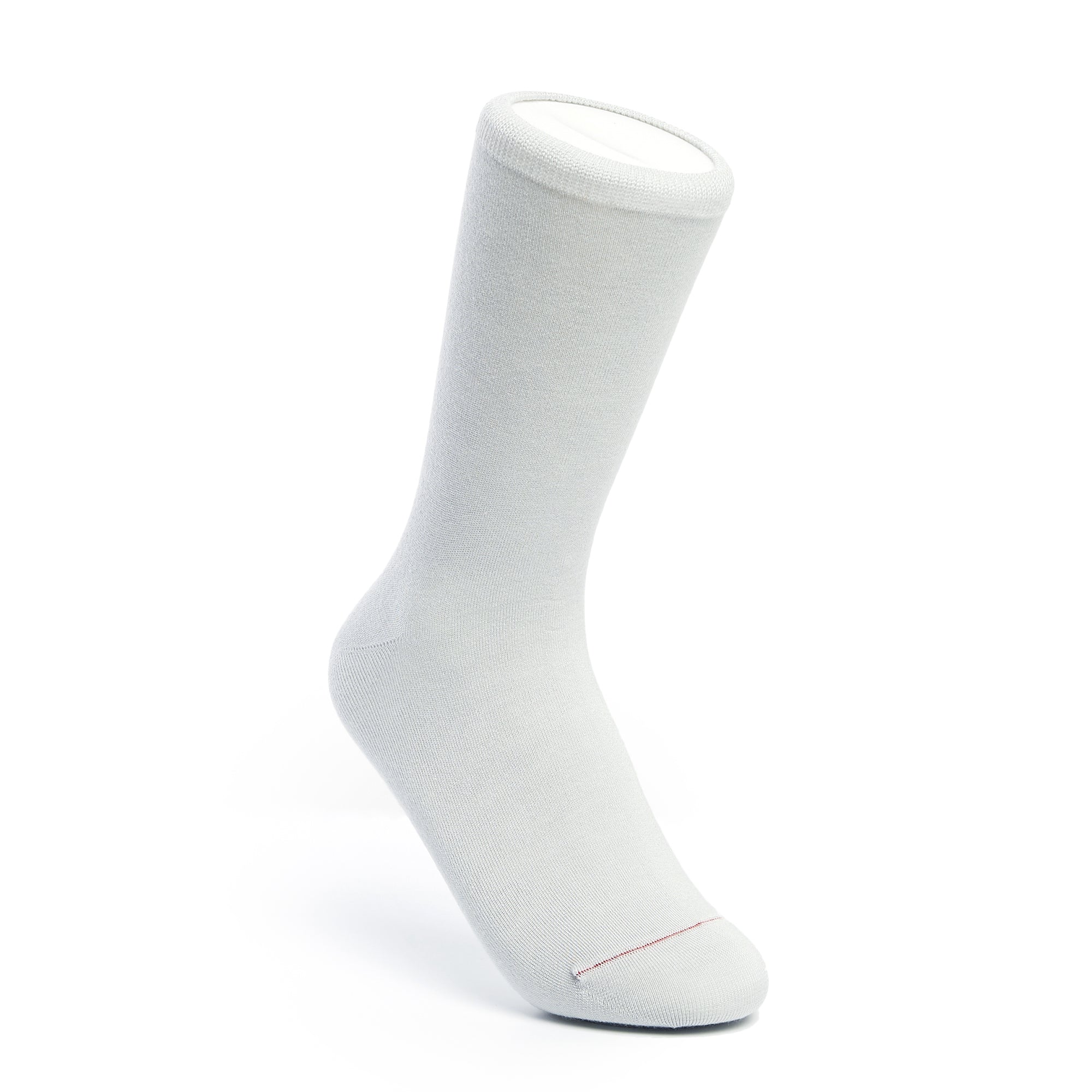 Solid Love Heart - Light Grey - Votta Socks