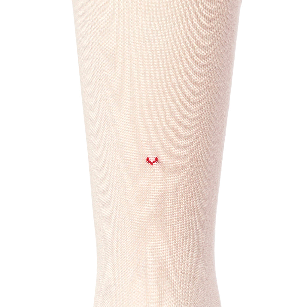 Solid Love Heart - Light Pink - Votta Socks