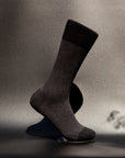 Men's Houndstooth Socks - Black & Gray