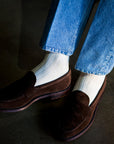 Men's Ribbed Socks - Vanilla Cream