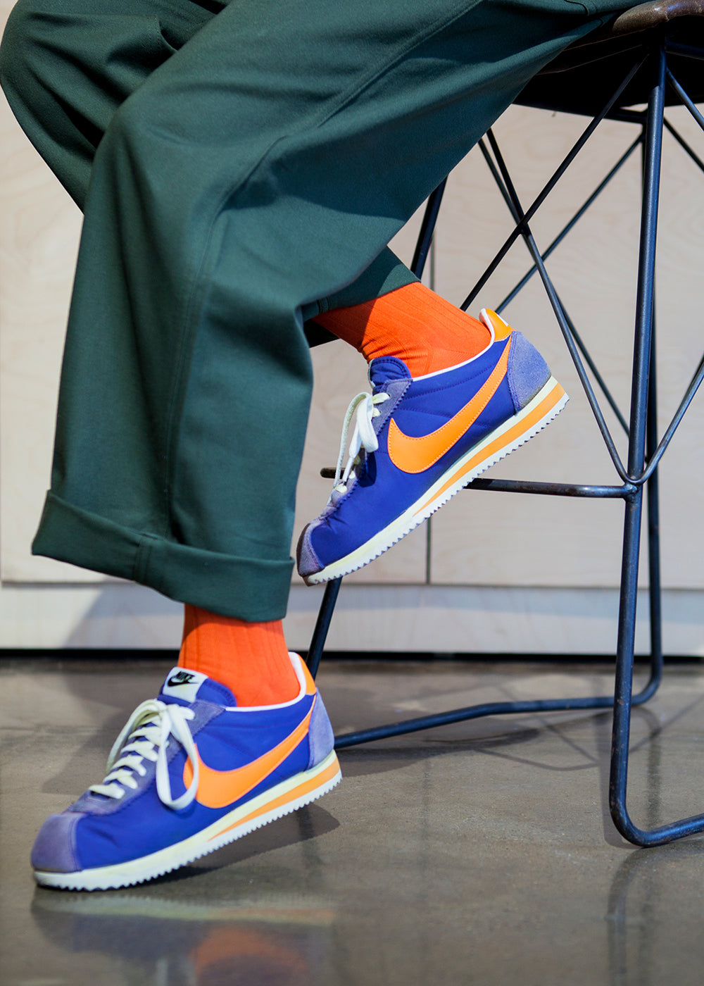 Men&#39;s Ribbed Socks - Orange Popsicle