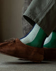 Men's BLanCHE Socks - Green, Ivory, & Navy