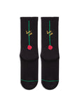 Women's Heartbreak Athletic Socks - Black