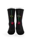 Men's Heartbreak Athletic Socks - Black