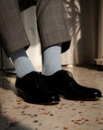 Men's Ribbed Socks - Cashmere Blue