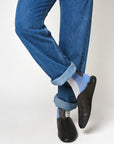 Men's BLanCHE Socks - Blue, White, & Brown