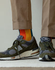 Men's BLanCHE Socks - Mustard, Orange, & Green