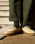 Men's Houndstooth Socks - Green & Navy
