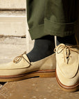 Men's Houndstooth Socks - Green & Navy