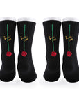 [Valentine's Day Gift Set] Heartbreak Athletic Socks - Black