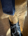 Men's Herringbone Socks - Mustard & Java