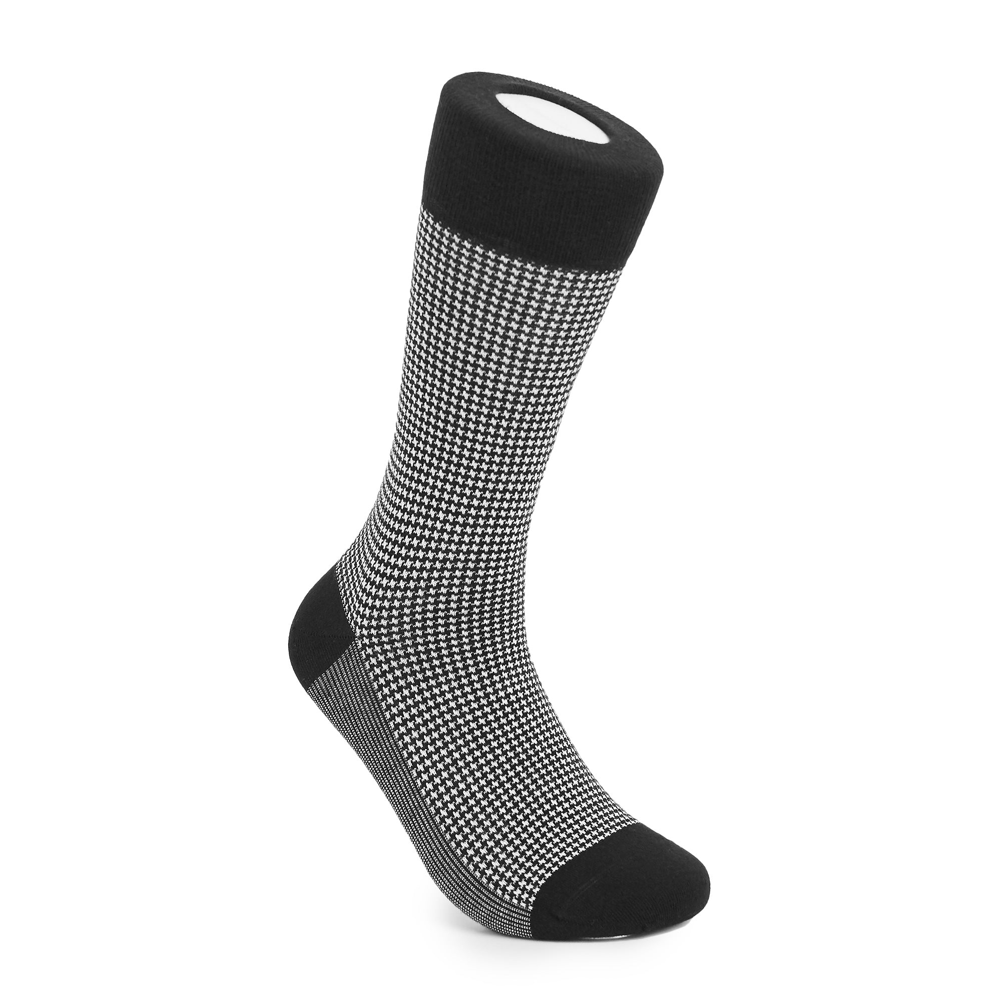 Houndstooth - Black/White - Votta Socks