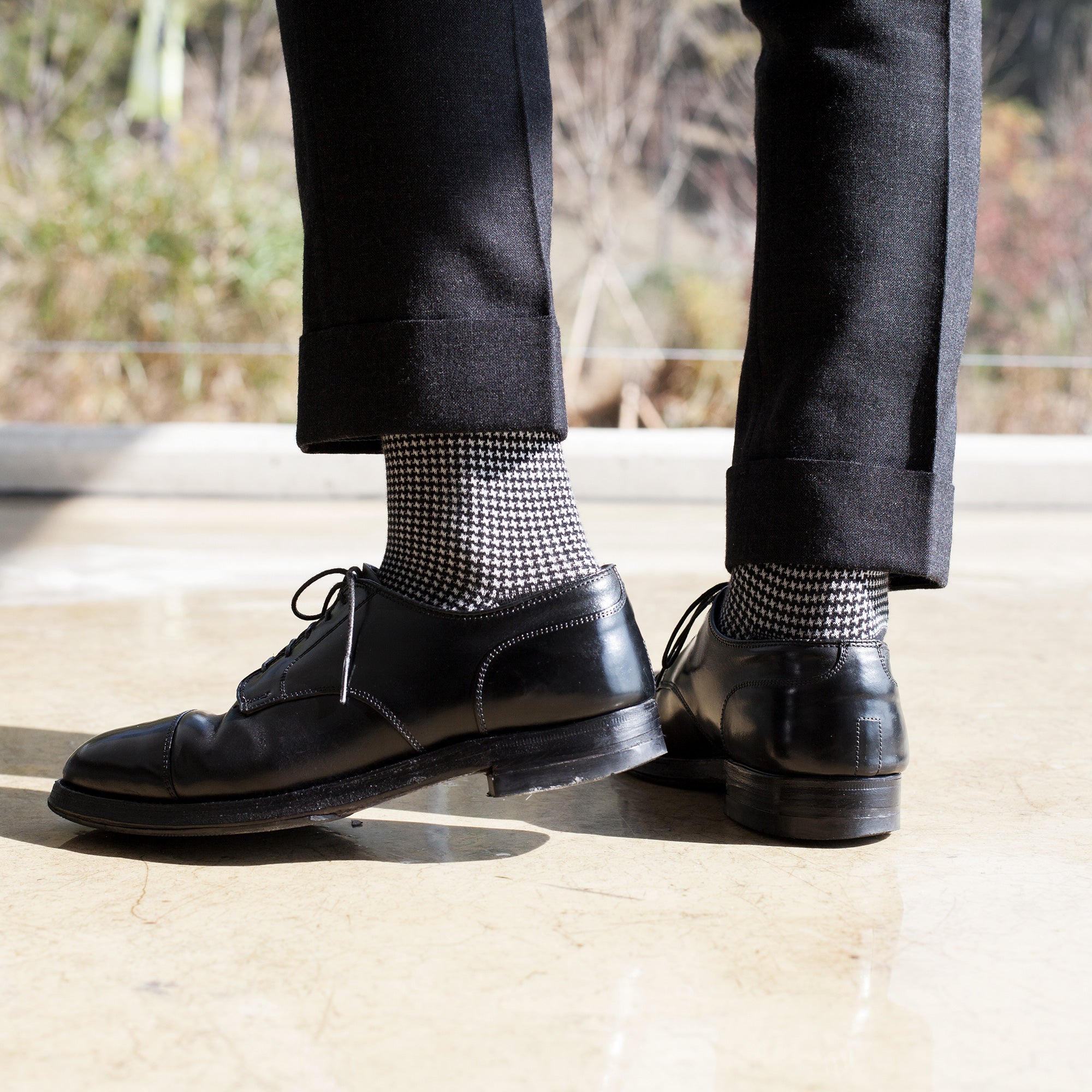 Men's Houndstooth Socks
