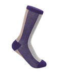 Women's BLanCHE Purple, White & Rose Socks