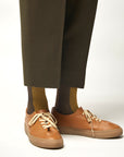 Men's BLanCHE Brown & Yellow Socks