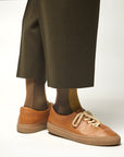 Men's BLanCHE Socks - Brown & Yellow