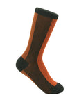 Women's BLanCHE Socks - Forest Green & Orange