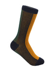 Women's BLanCHE Black, Orange & Green Socks