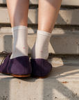 Women's Solid Love Heart Beige Socks