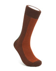 Men's BLanCHE Brown, Orange & Green Socks