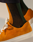 Women's BLanCHE Socks - Black, Orange, & Green