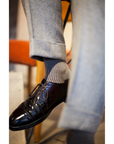 Men's Houndstooth Brown & Beige Socks