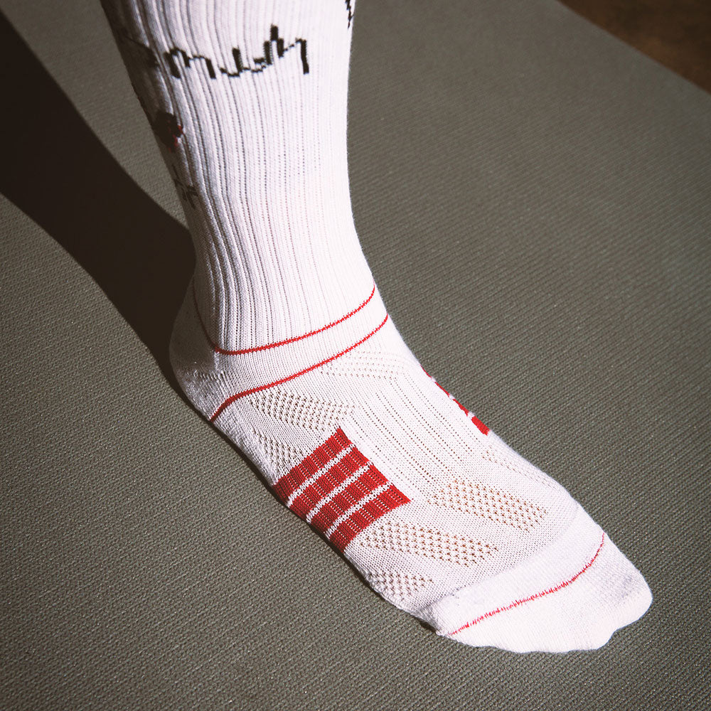 Women&#39;s Love You This Much Athletic Socks, White Socks