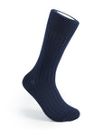 Ribbed Navy Blazer - Votta Socks